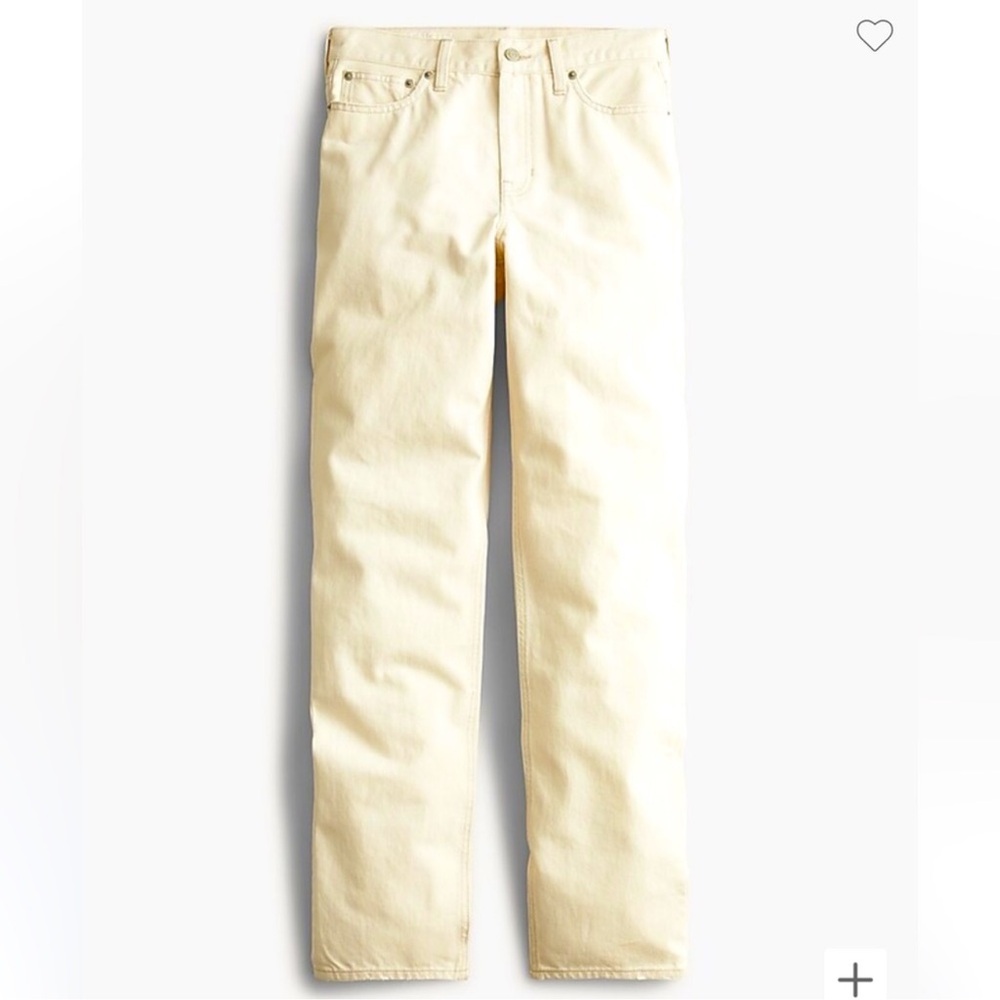 J Crew Slouchy boyfriend jeans in natural/ecru